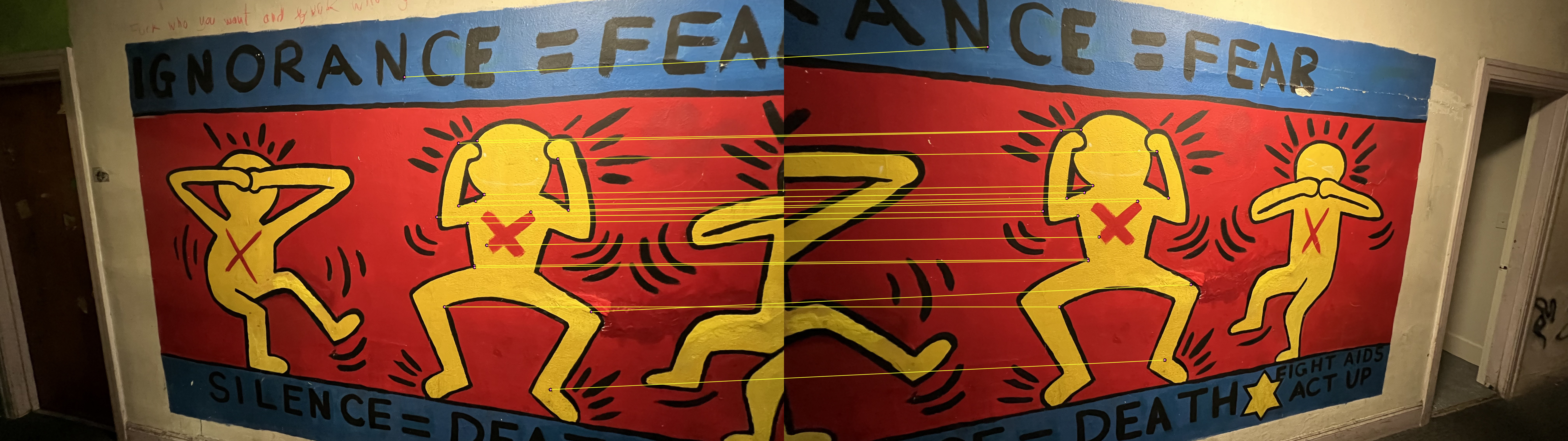 Mural RANSAC inliers