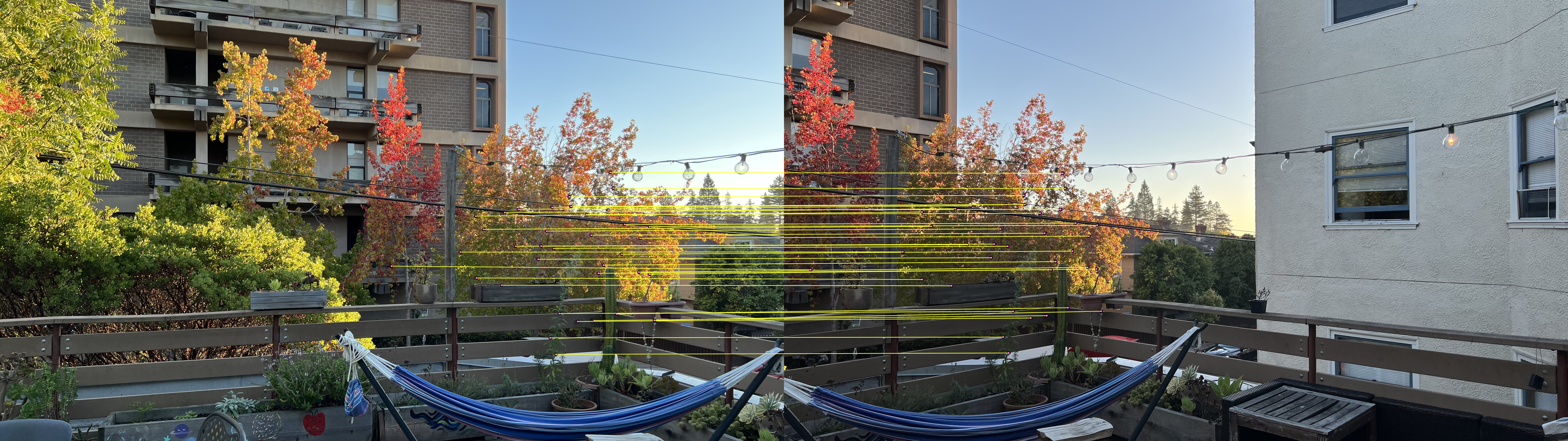 Trees RANSAC inliers